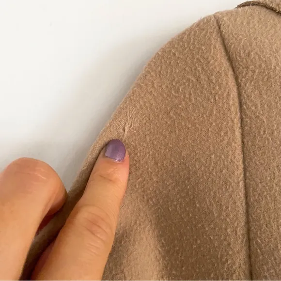🍂 BOOHOO TAN WOVEN CLASSIC COAT!