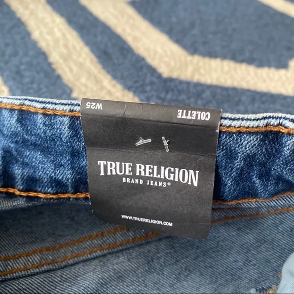 👖 TRUE RELIGION COLETTE SLIM STRAIGHT JEANS!