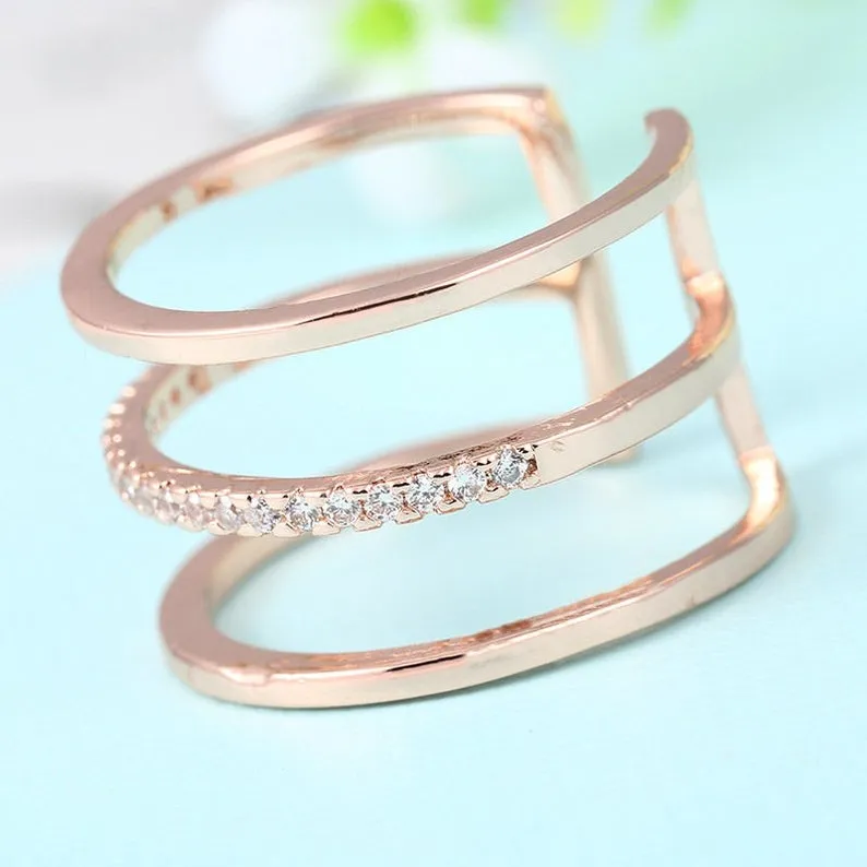 0.25ct Round Moissanite Engagement Band, white Gold Unique Stackable wedding Band, anniversary gift For Women, Antique diamond band ring