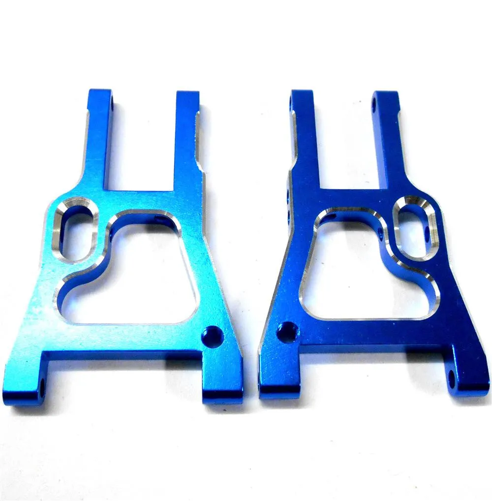 102019 02161 1/10 Alloy Front Lower Suspension Arm x 2 Blue