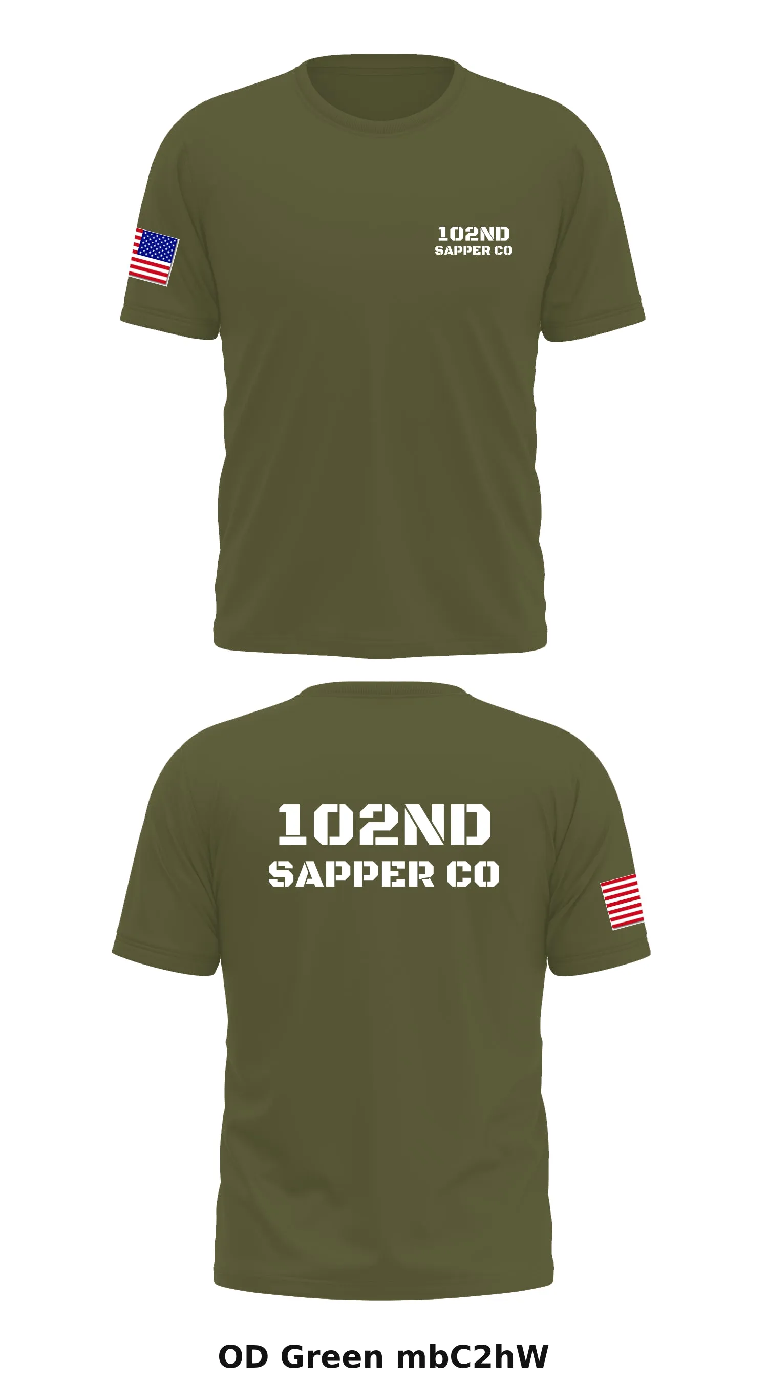 102nd Sapper Co Store 1 Core Men's SS Performance Tee - mbC2hW