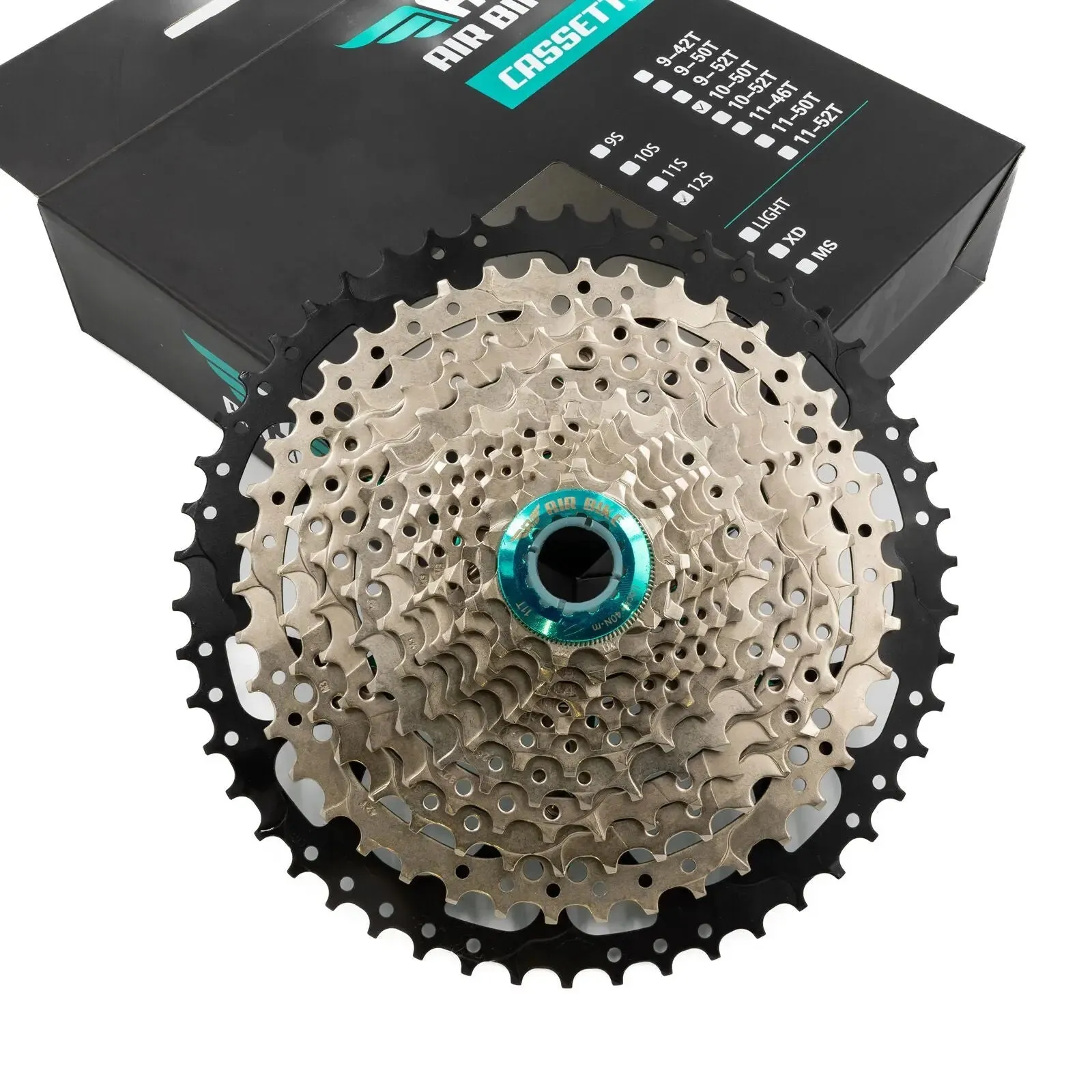 12 Speed 11-42T Cassette For Mountain Bike MTB & Road fits Shimano/Sram - Hyper Glide