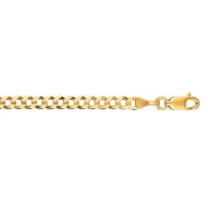 14K Gold 3.6mm Comfort Curb Chain