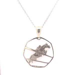 2012 Olympic Equestrian 50 Pence Coin Necklace