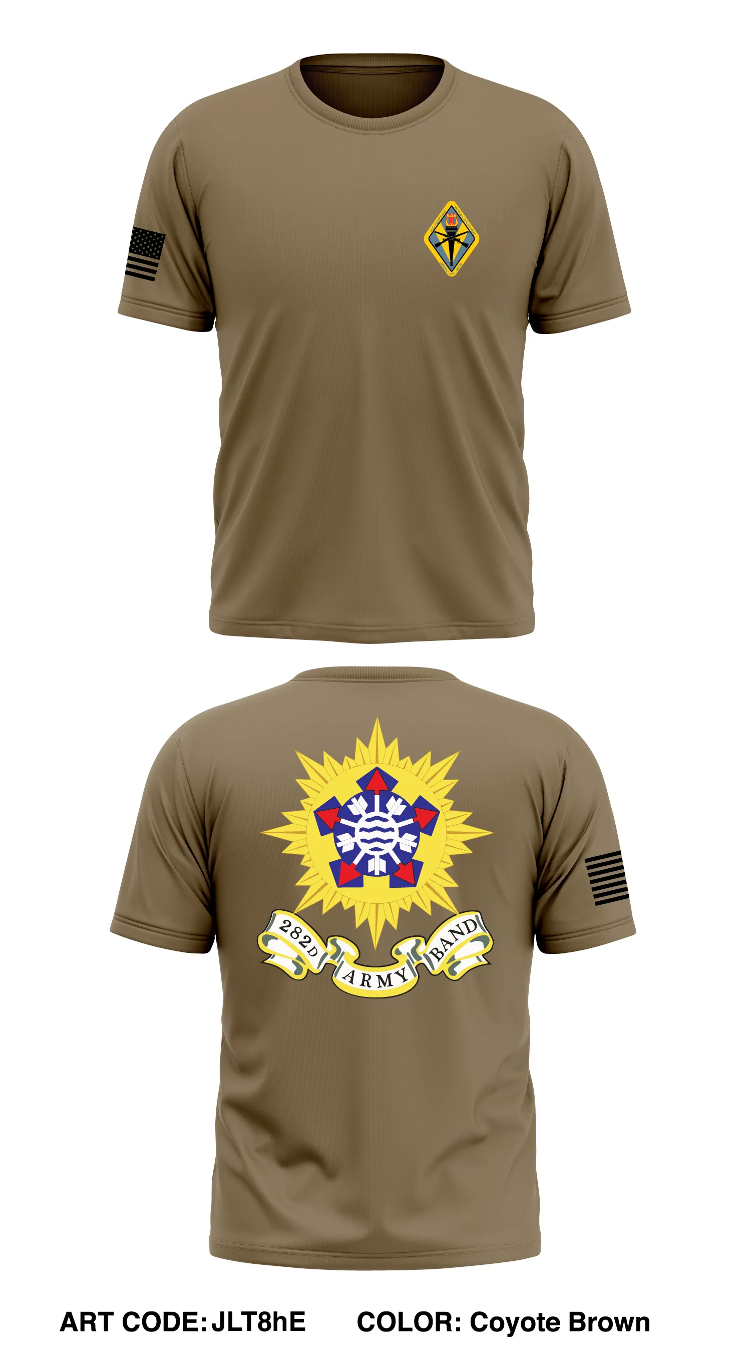 282d Army Band Store 1 Core Men's SS Performance Tee - JLT8hE