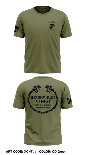 2D Radio Battalion, S6 Store 1 Core Men's SS Performance Tee - XCHTgv