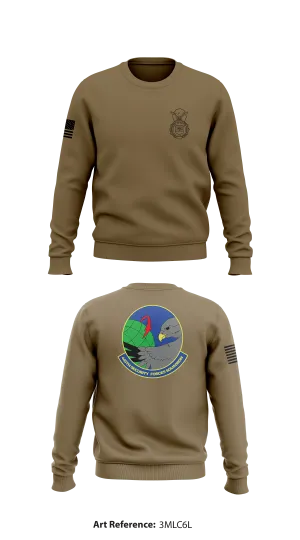 445th SFS WPAFB Store 1 Core Men's Crewneck Performance Sweatshirt - 3MLC6J