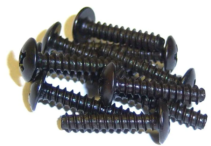 60080 10 x Cap Head Self Tapping Screw 3mm x 14mm 3x14