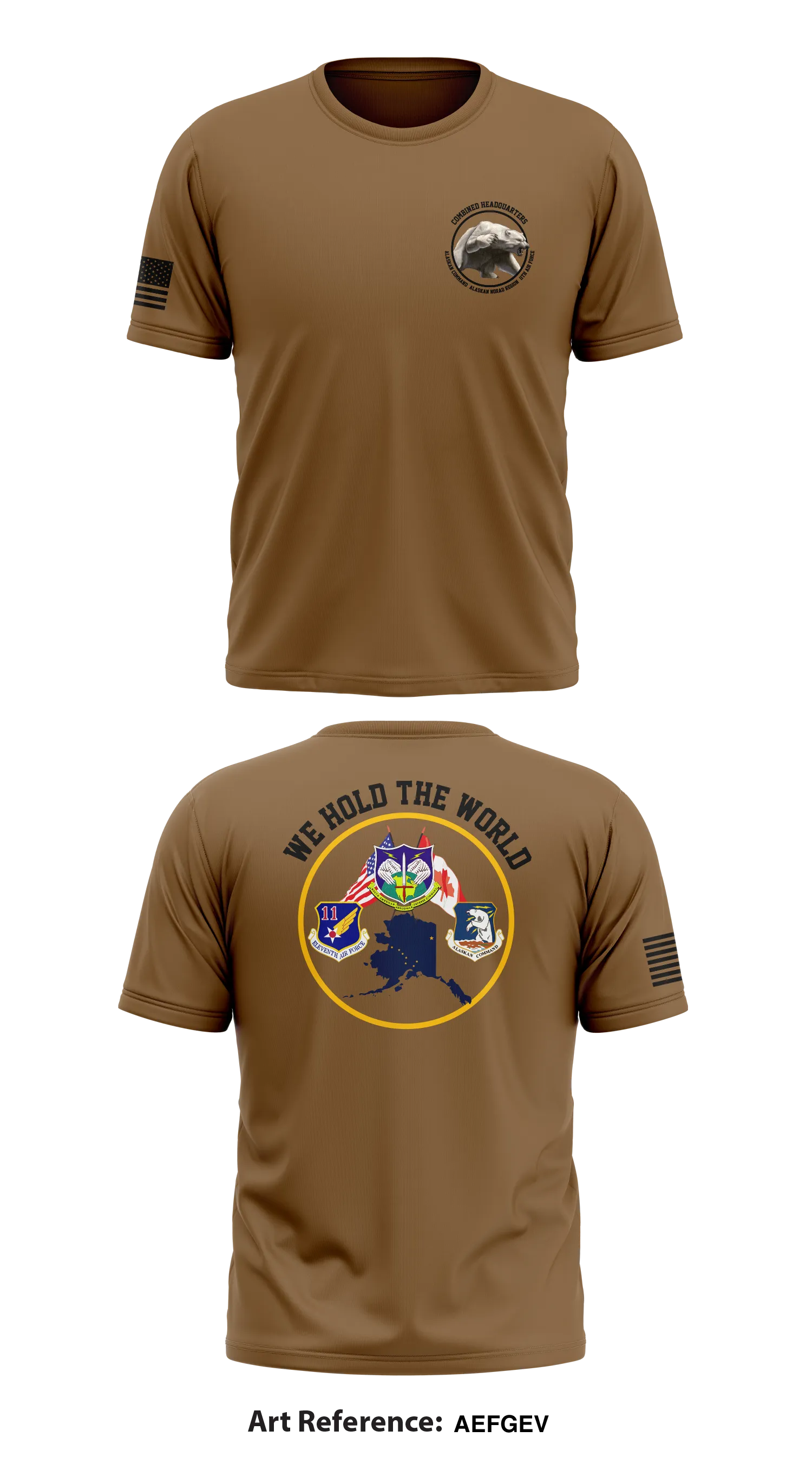 611 Air Operations Center Store 1 Core Men's SS Performance Tee - AefGEV