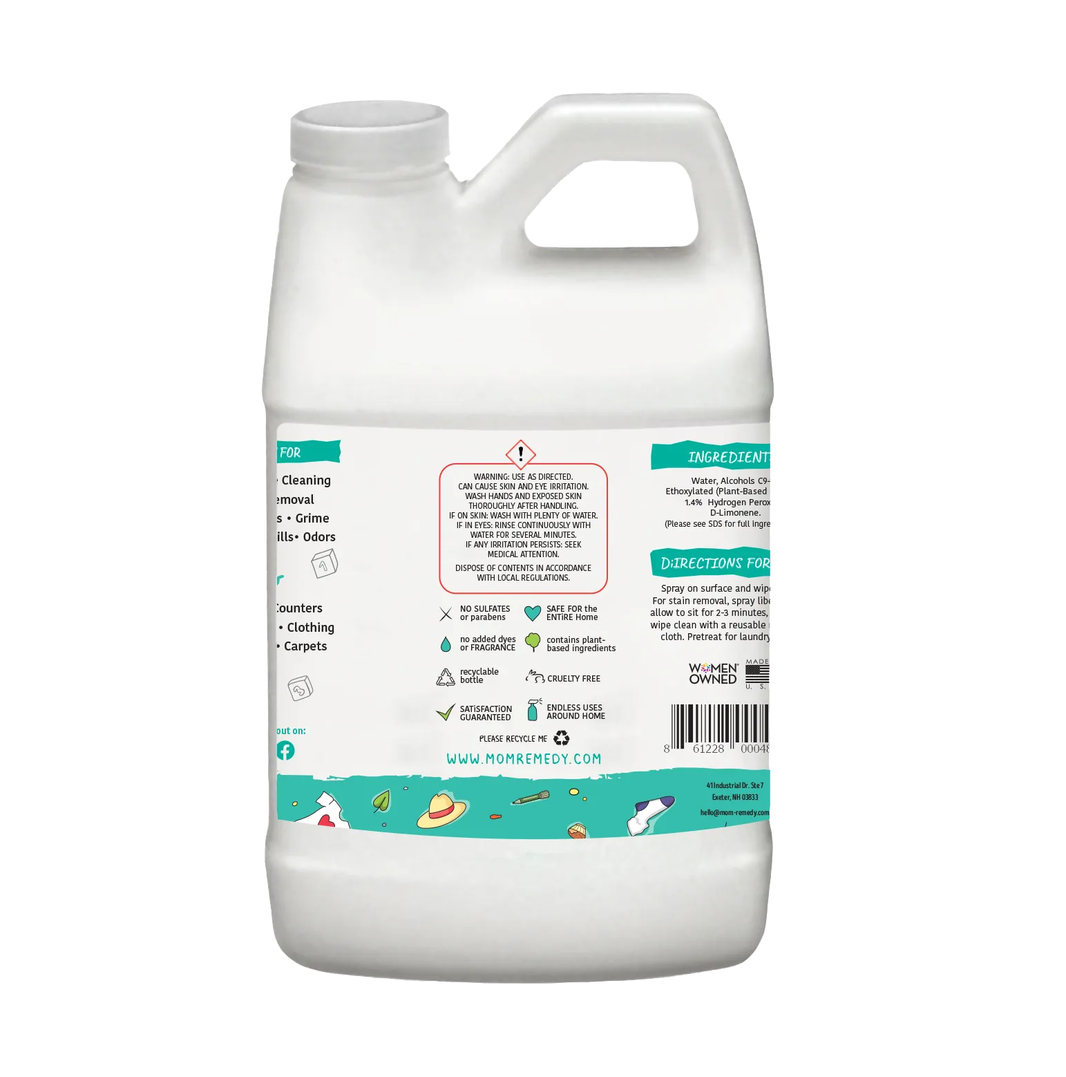 64oz Hydrogen Peroxide based All-purpose Cleaner & Stain Remover