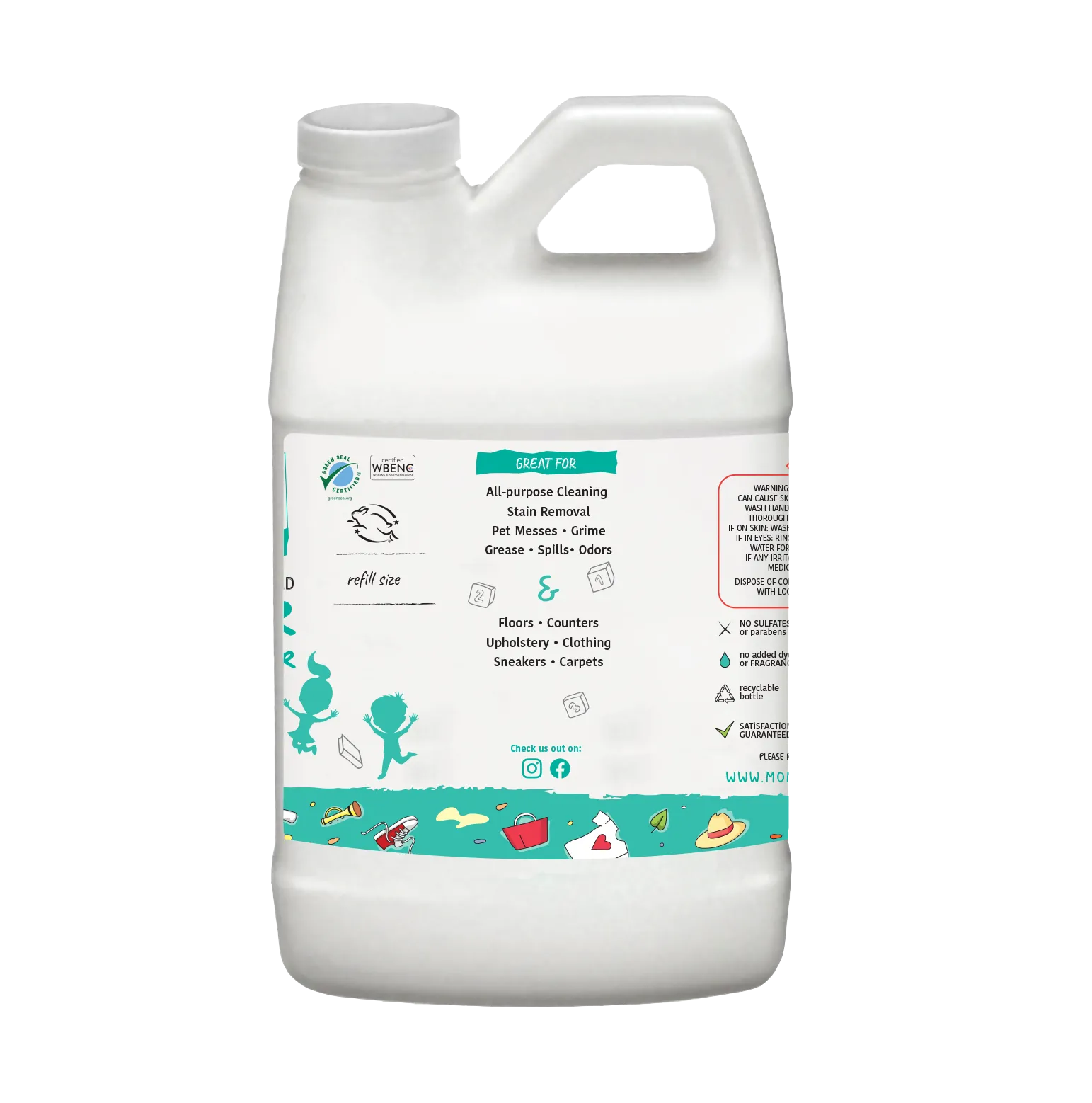 64oz Hydrogen Peroxide based All-purpose Cleaner & Stain Remover