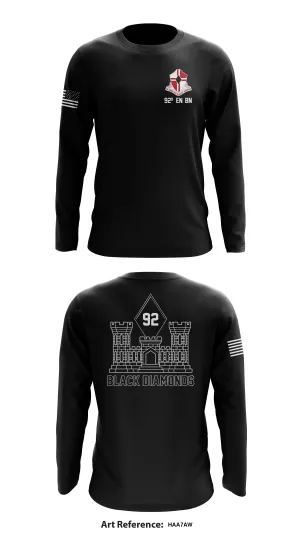 92nd EN BN  Core Men's LS Performance Tee - haa7aw