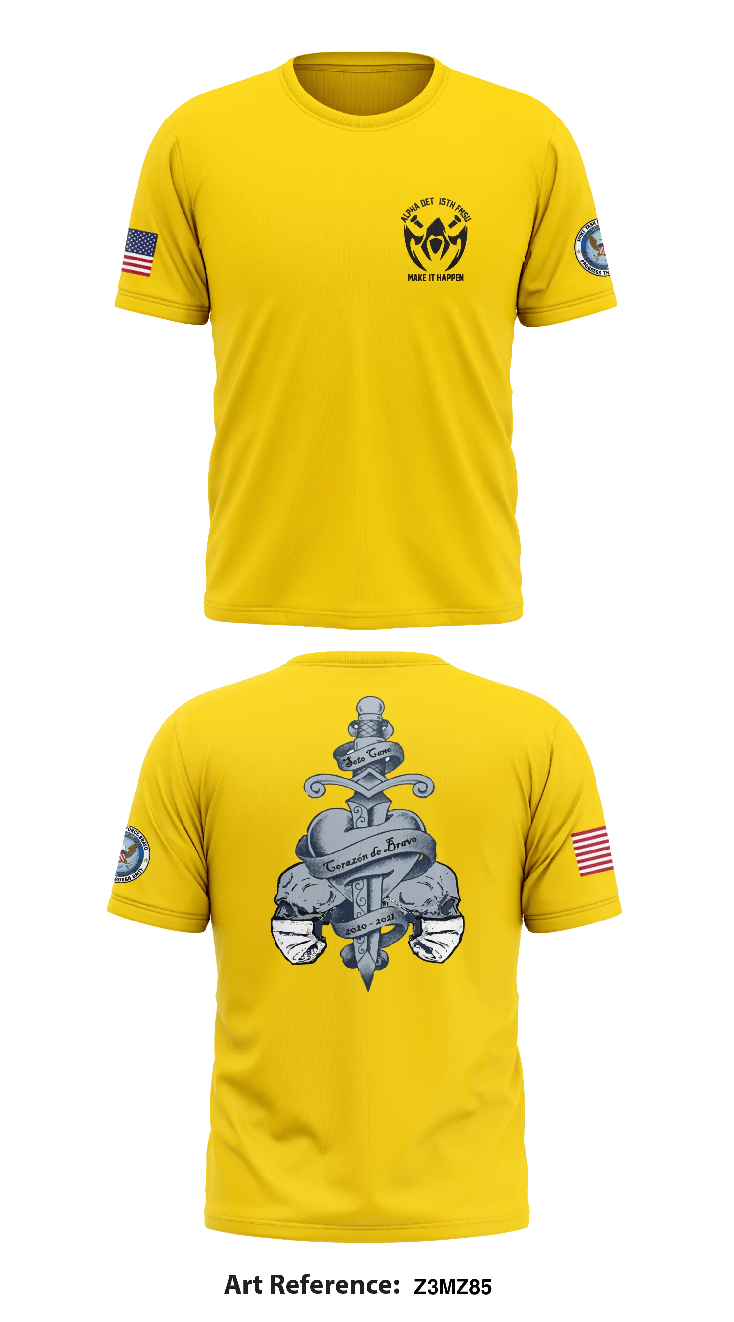 A DET / 15th FMSU Store 1 Core Men's SS Performance Tee - Z3mz85