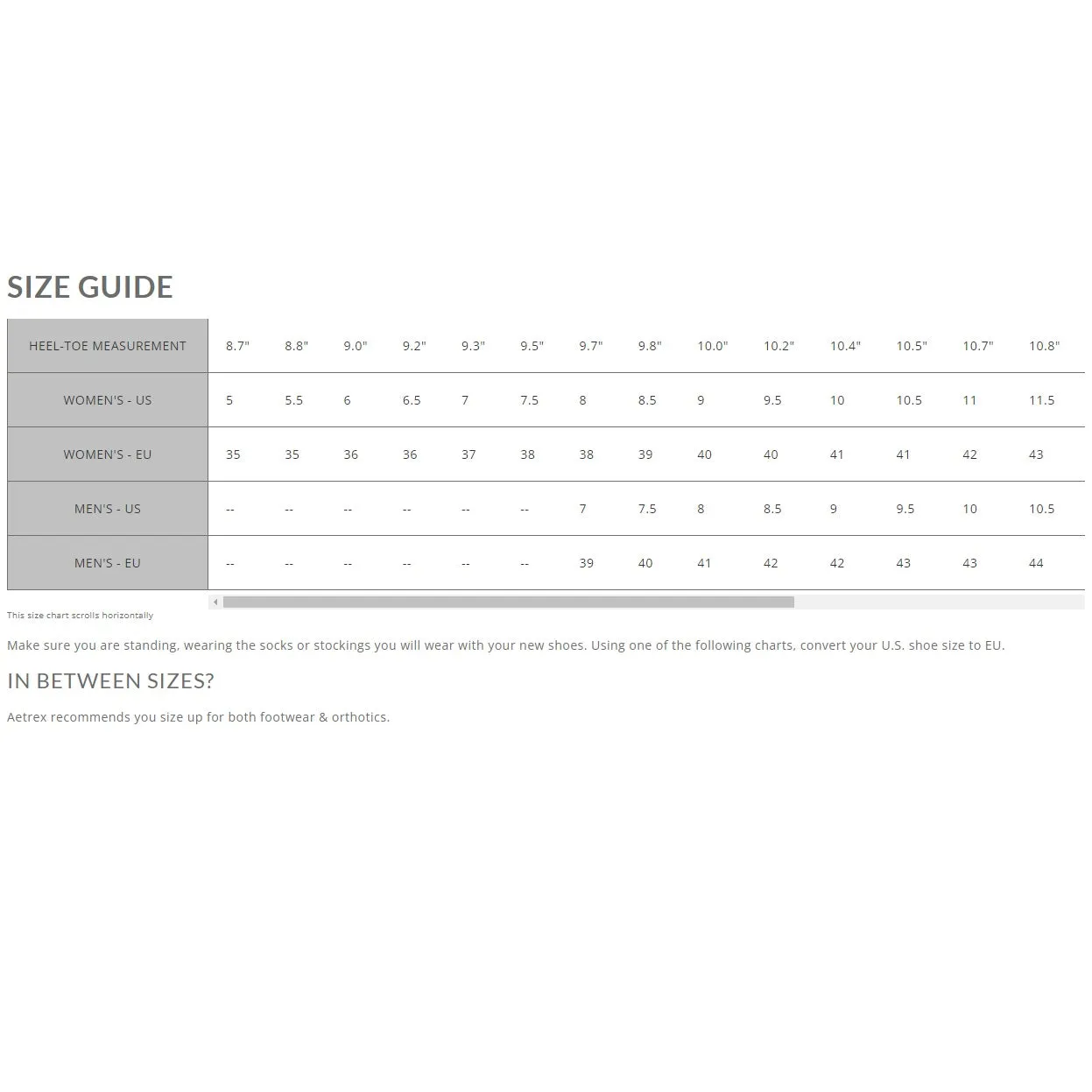 Aetrex Women's Compete Orthotics - Insoles for Medium & High Arches
