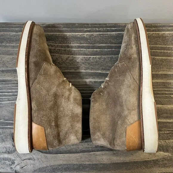 Allen Edmonds Mens Size 10.5 Brooklyn Light Suede Chukka Boots Shoes Sneakers