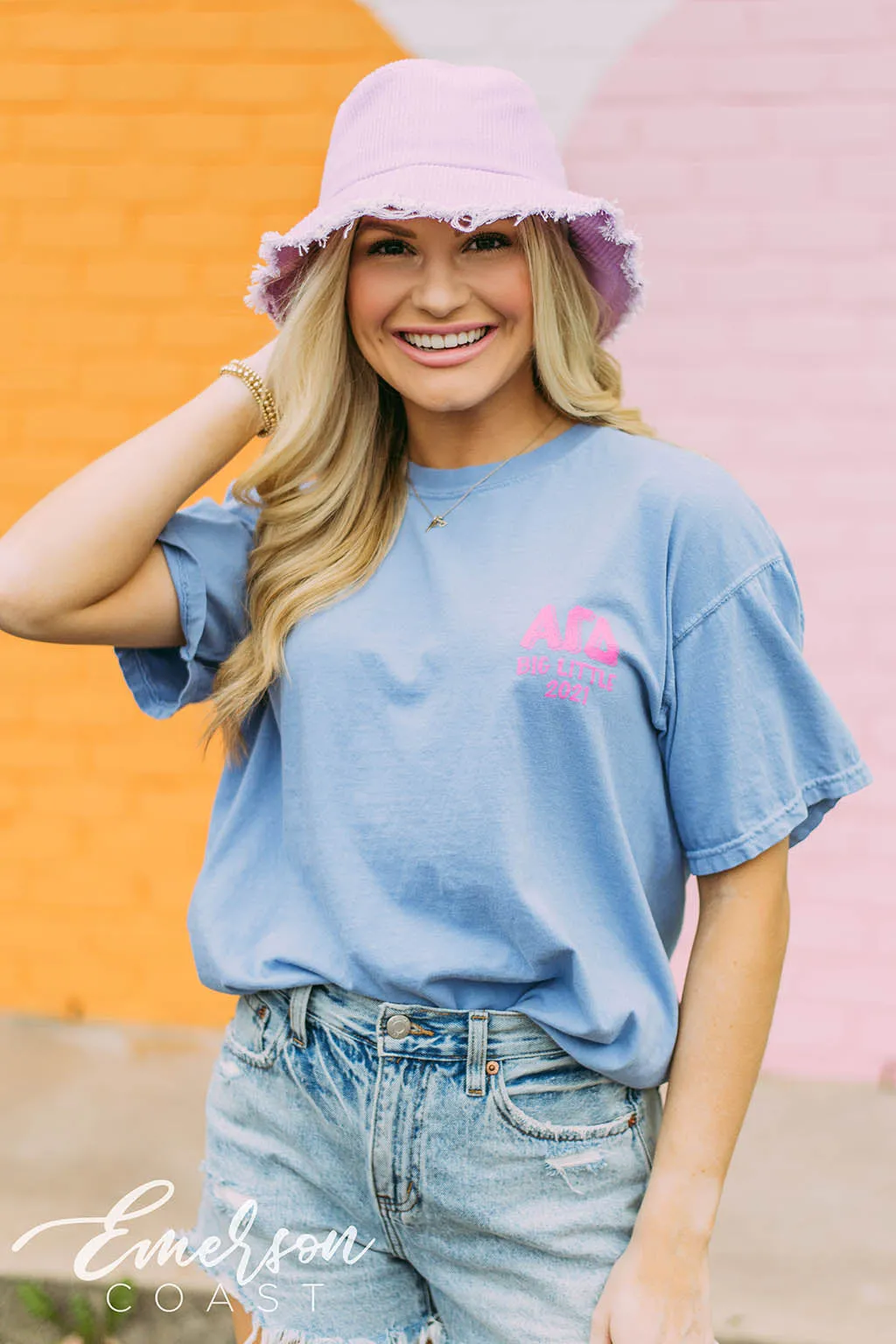 Alpha Chi Omega House Big Little Reveal Tee