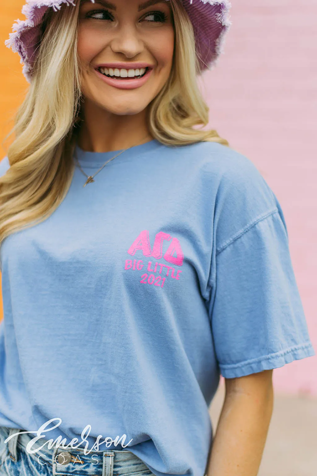 Alpha Chi Omega House Big Little Reveal Tee