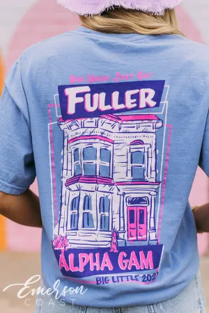Alpha Chi Omega House Big Little Reveal Tee