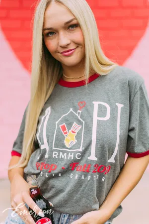 Alpha Delta Pi RMHC Pi-Hop Ringer Tee