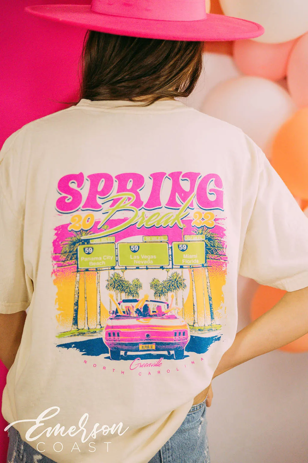 Alpha Xi Delta Spring Break Tee