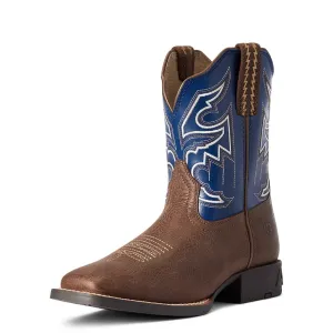 ARIAT KIDS BOOTS SORTING PEN - ADOBE CHOCOLATE/NAVY