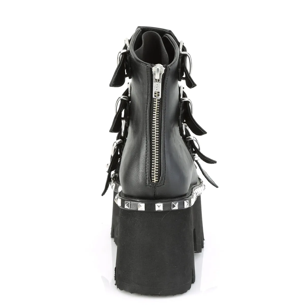 ASHES-70  Black Vegan Leather & Hologram