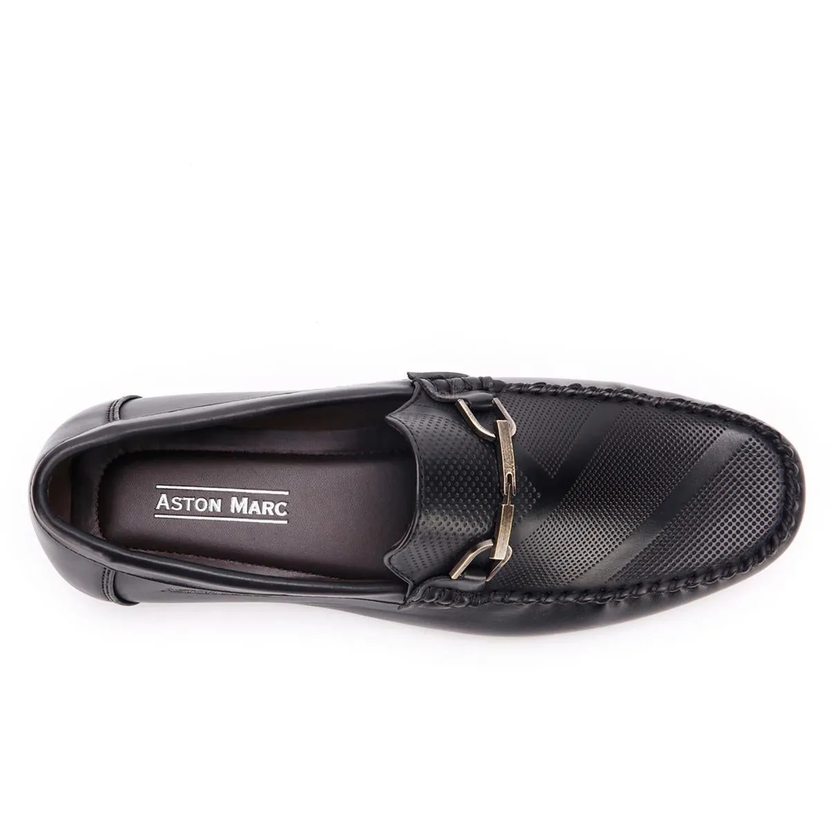 Aston Marc Mens Faux Leather Lifestyle Loafers