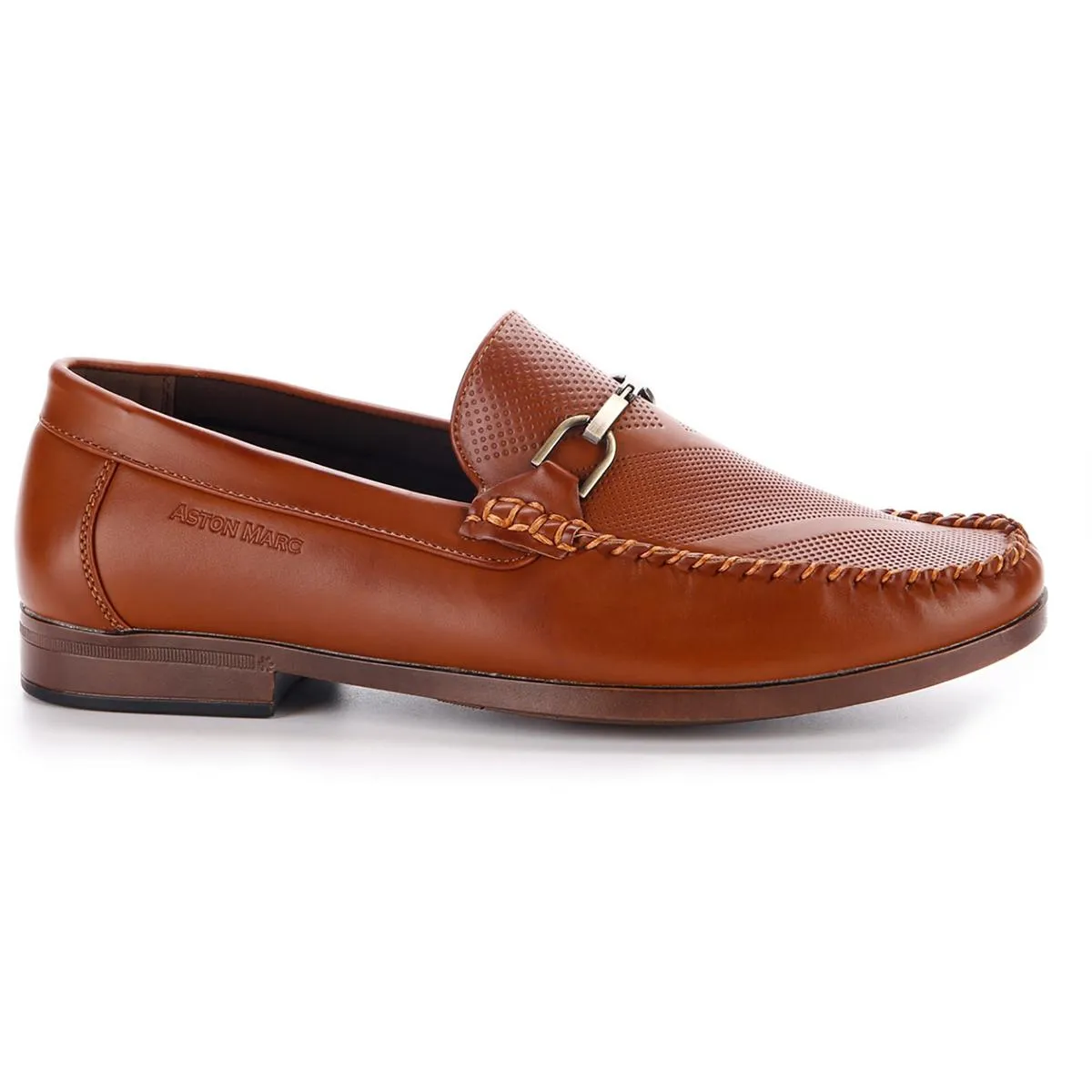 Aston Marc Mens Faux Leather Lifestyle Loafers