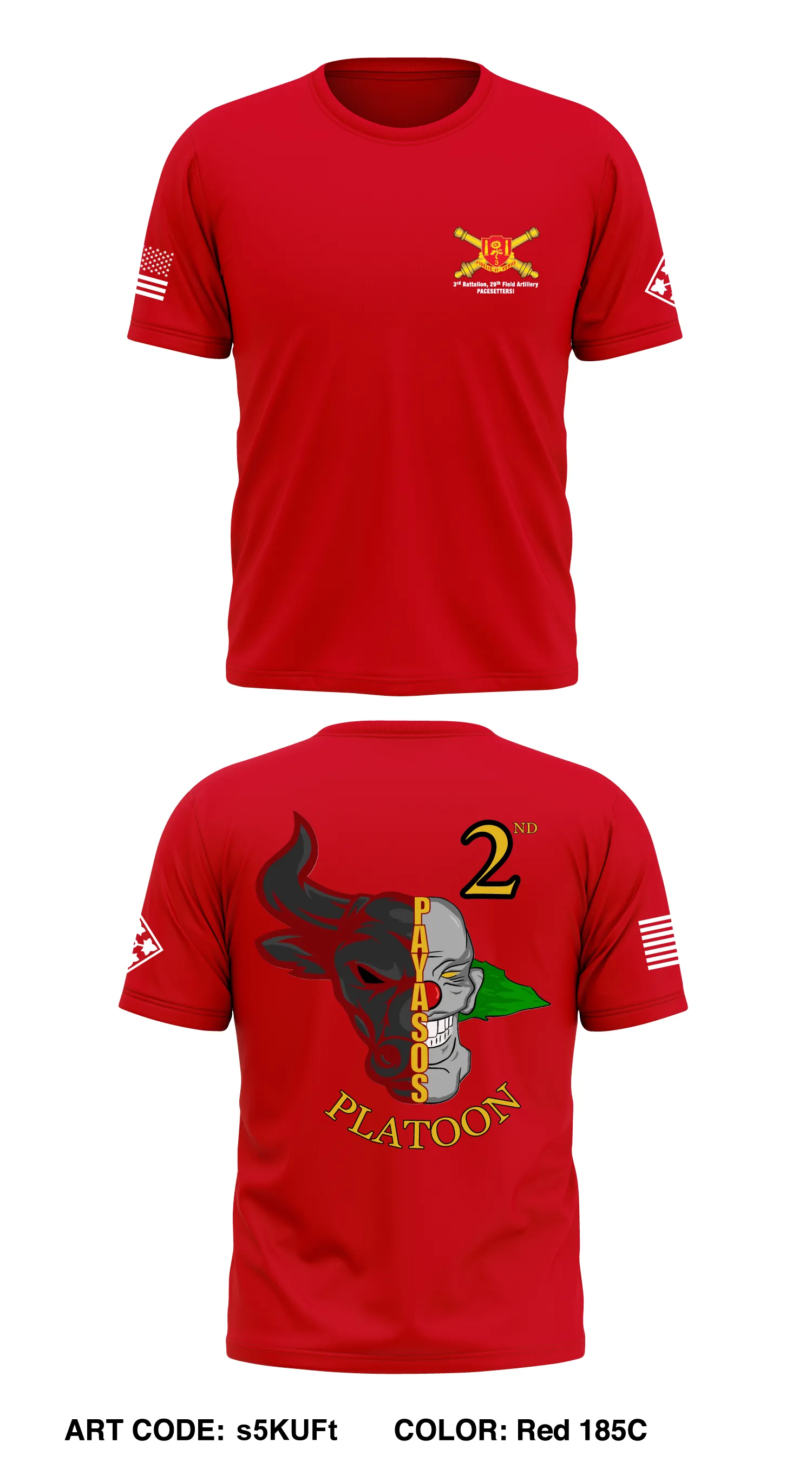 B Btry, 3 BN, 29 FAR, 3ABCT Core Men's SS Performance Tee - s5KUFt