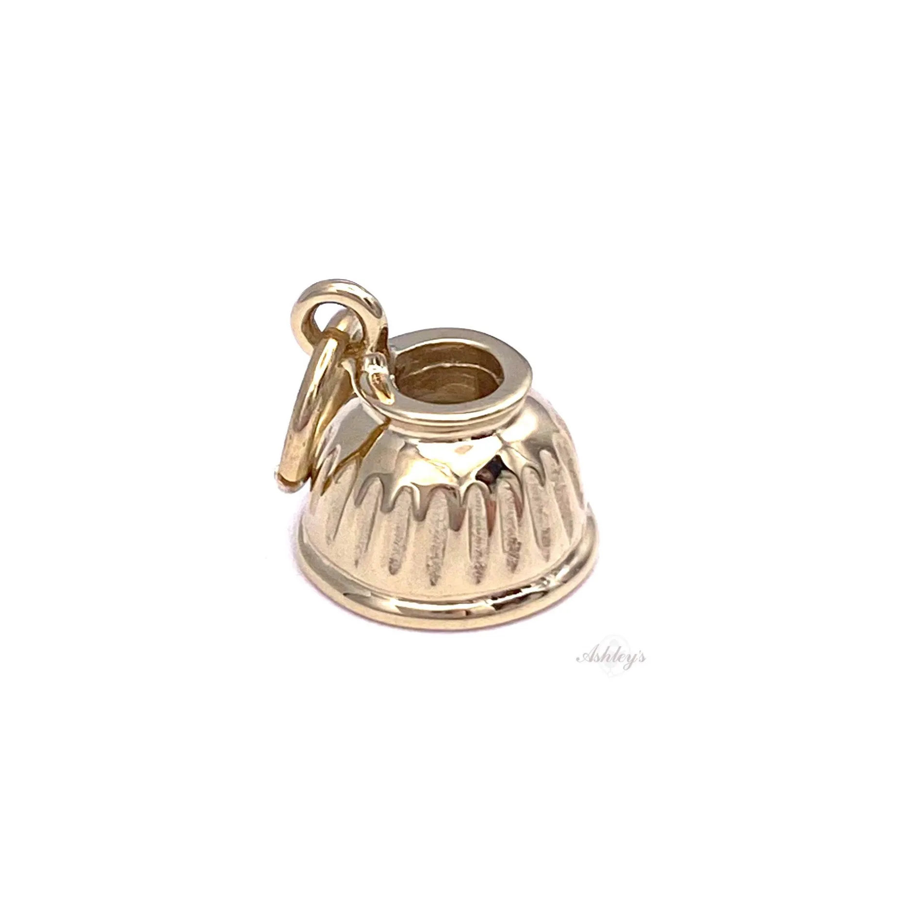 Bell Boot Charm, 14k gold