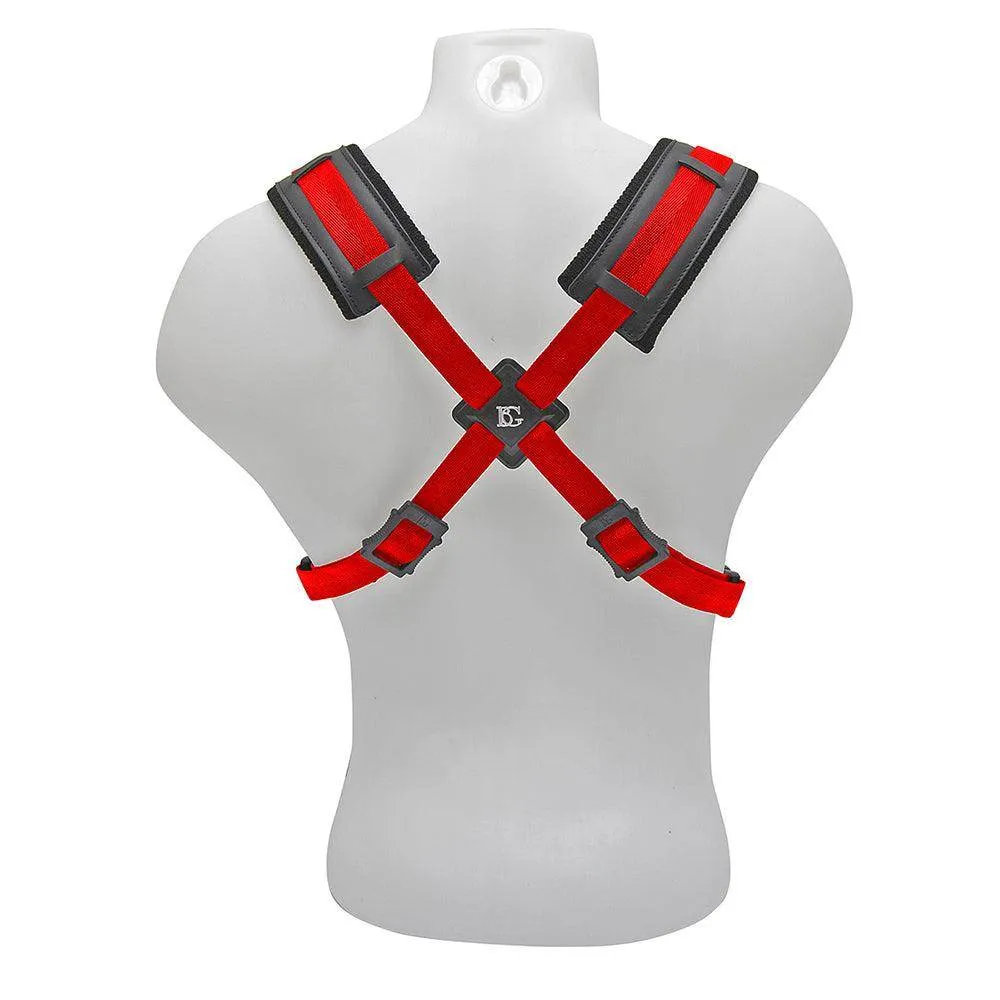 BG A T and B Sax Comfort Harness Women XL ~ Red ~ Metal Hook