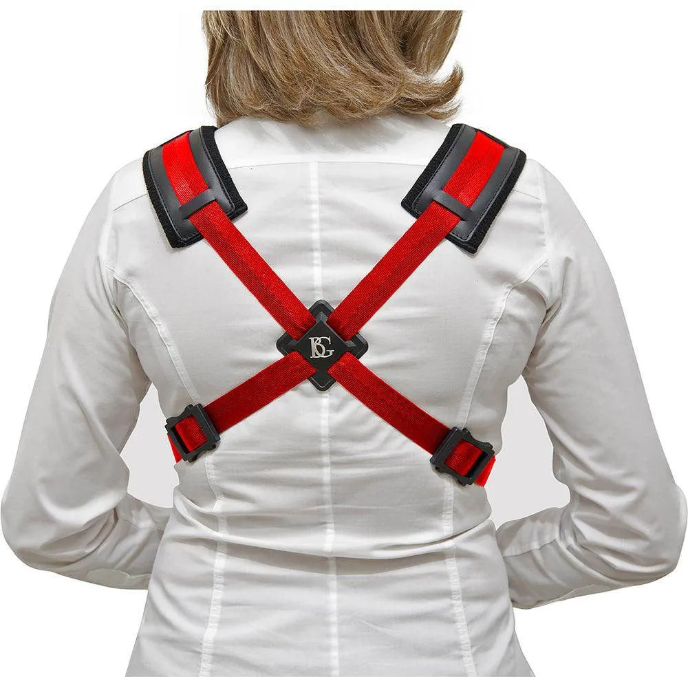 BG A T and B Sax Comfort Harness Women XL ~ Red ~ Metal Hook