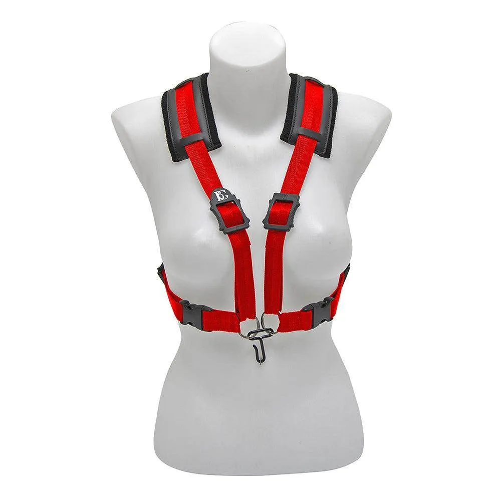 BG A T and B Sax Comfort Harness Women XL ~ Red ~ Metal Hook