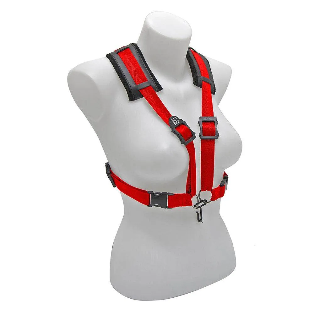 BG A T and B Sax Comfort Harness Women XL ~ Red ~ Metal Hook