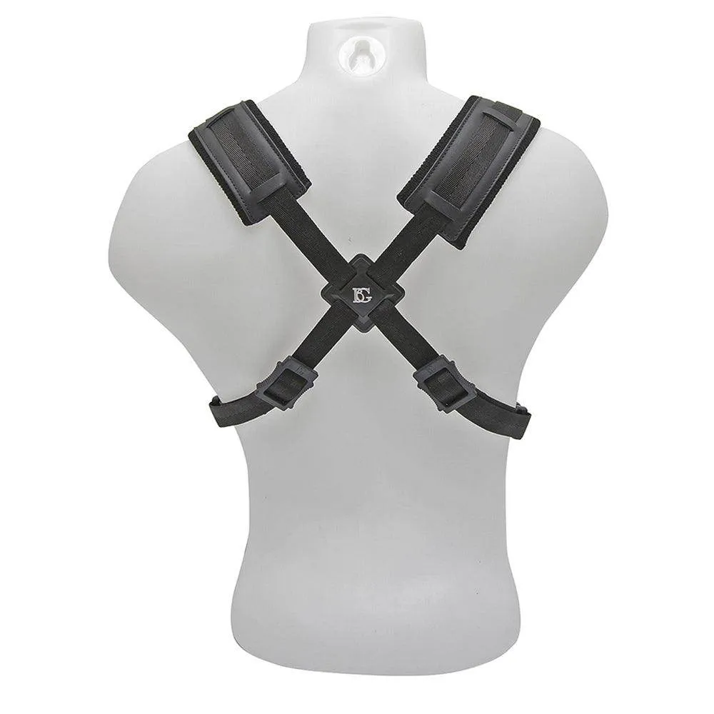 BG Alto and Tenor Saxophone Comfort Harness XL Men Coated Metal Hook