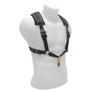 BG Alto and Tenor Saxophone Comfort Harness XL Men Coated Metal Hook