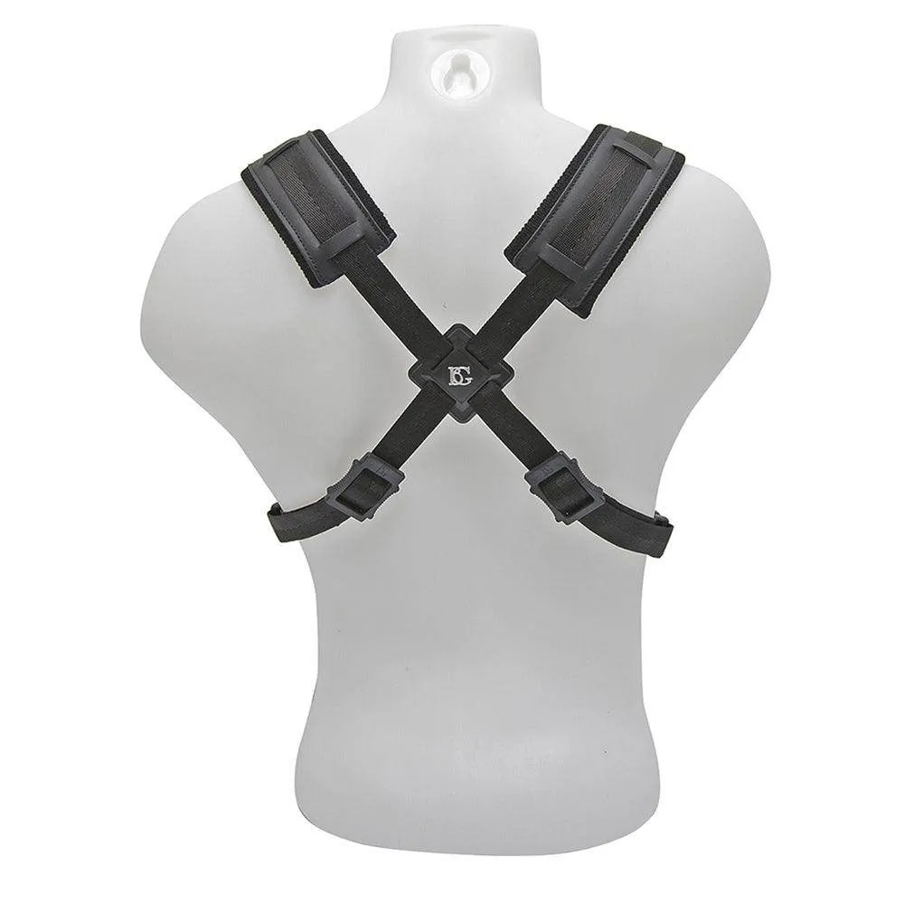 BG Alto and Tenor Saxophone Comfort Harness XL Men Coated Metal Hook