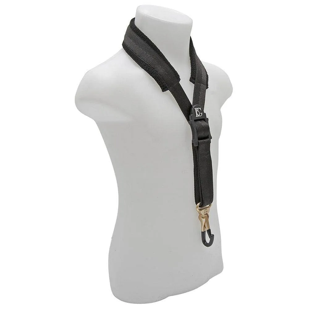 BG Alto Saxophone Comfort Strap Small Coated Snap Hook