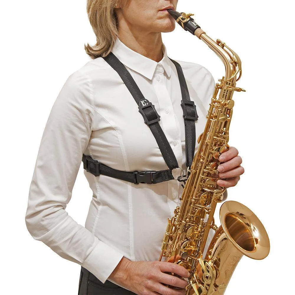 BG Alto, Tenor & Baritone Sax XL Womens Comfort Harness ~ Metal Hook