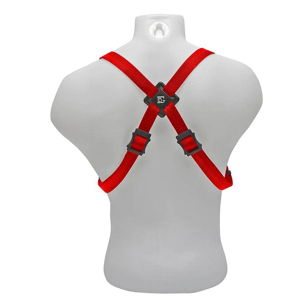 BG Alto, Tenor and Baritone Saxophone Harness Men Large Red Coated Metal Hook
