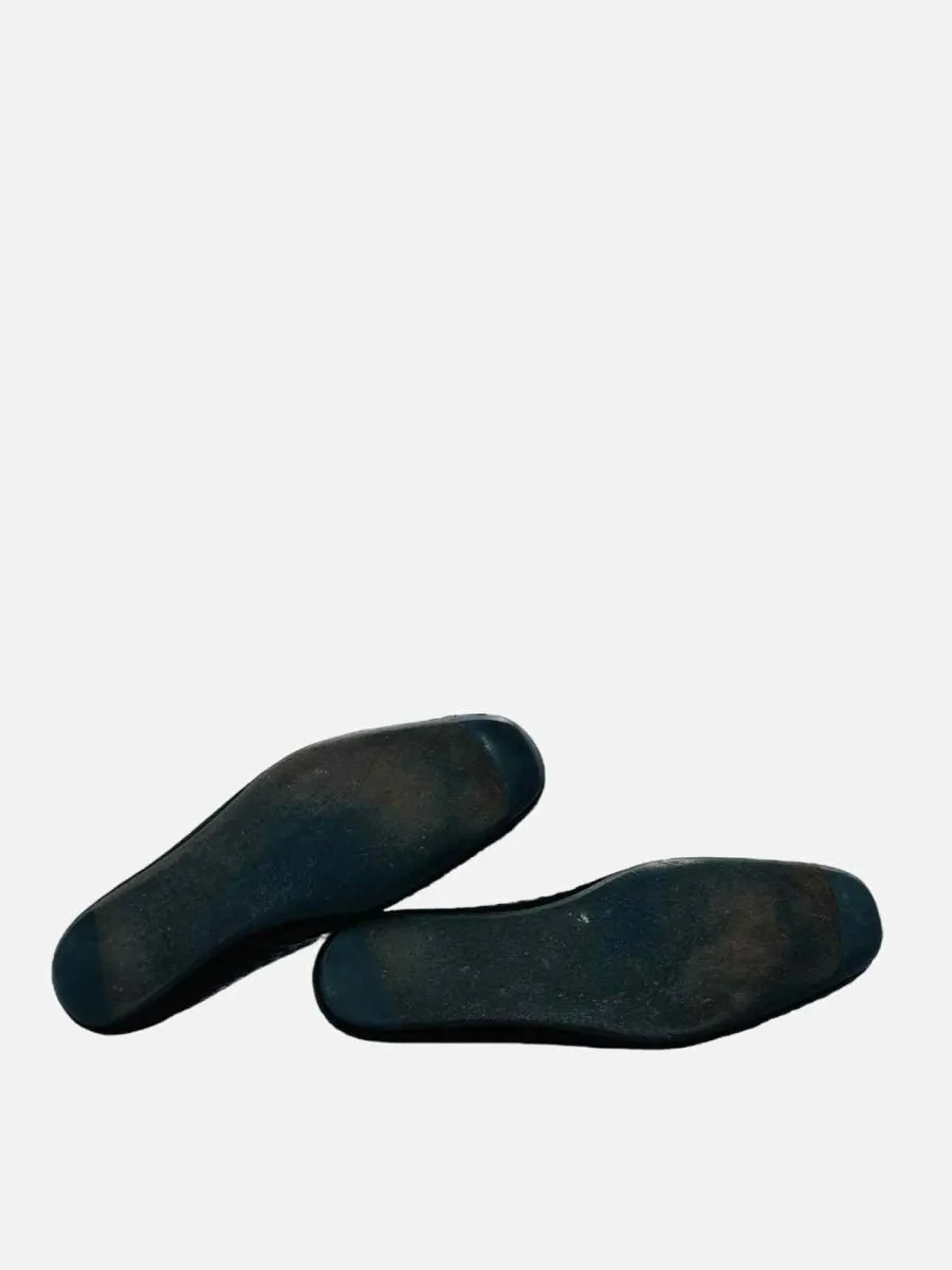 BOTTEGA VENETA Intrecciato Detail Black Loafers 11.5