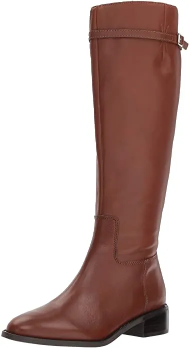 Brand new Franco Sarto Women's Belair Equestrian Boots in Scotch! Leather, Sz 7.5! Nordstrom Item! Retails $318 