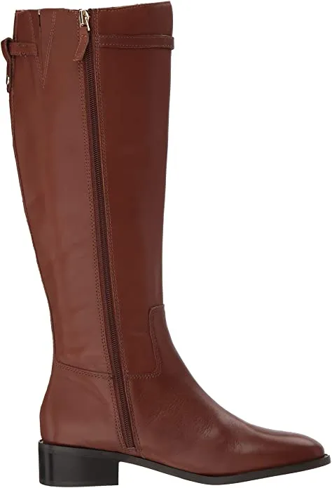 Brand new Franco Sarto Women's Belair Equestrian Boots in Scotch! Leather, Sz 7.5! Nordstrom Item! Retails $318 
