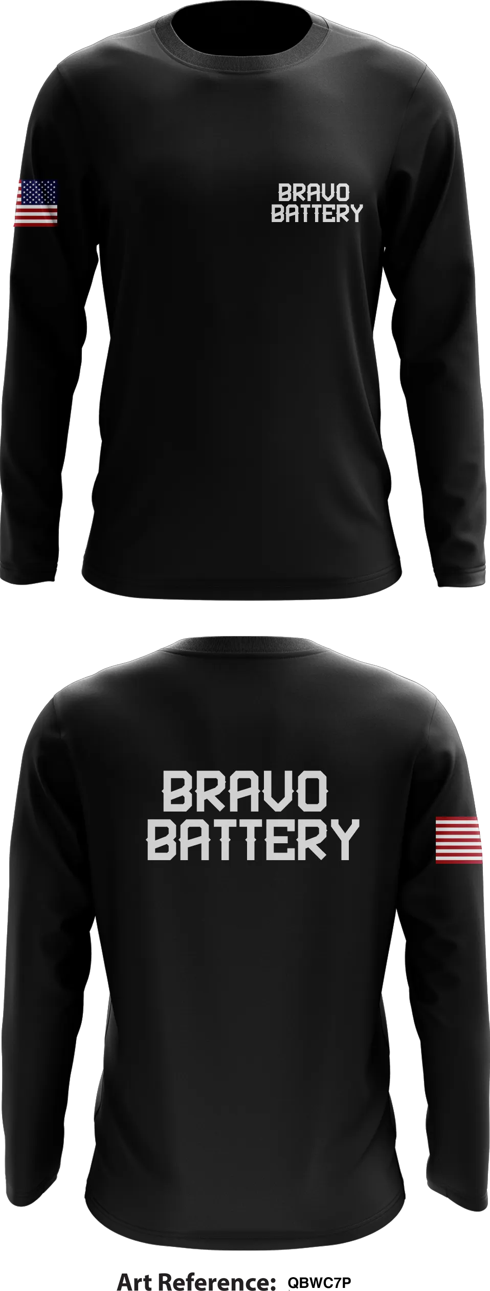 Bravo Battery Store 1 Core Men's LS Performance Tee - qBWC7P