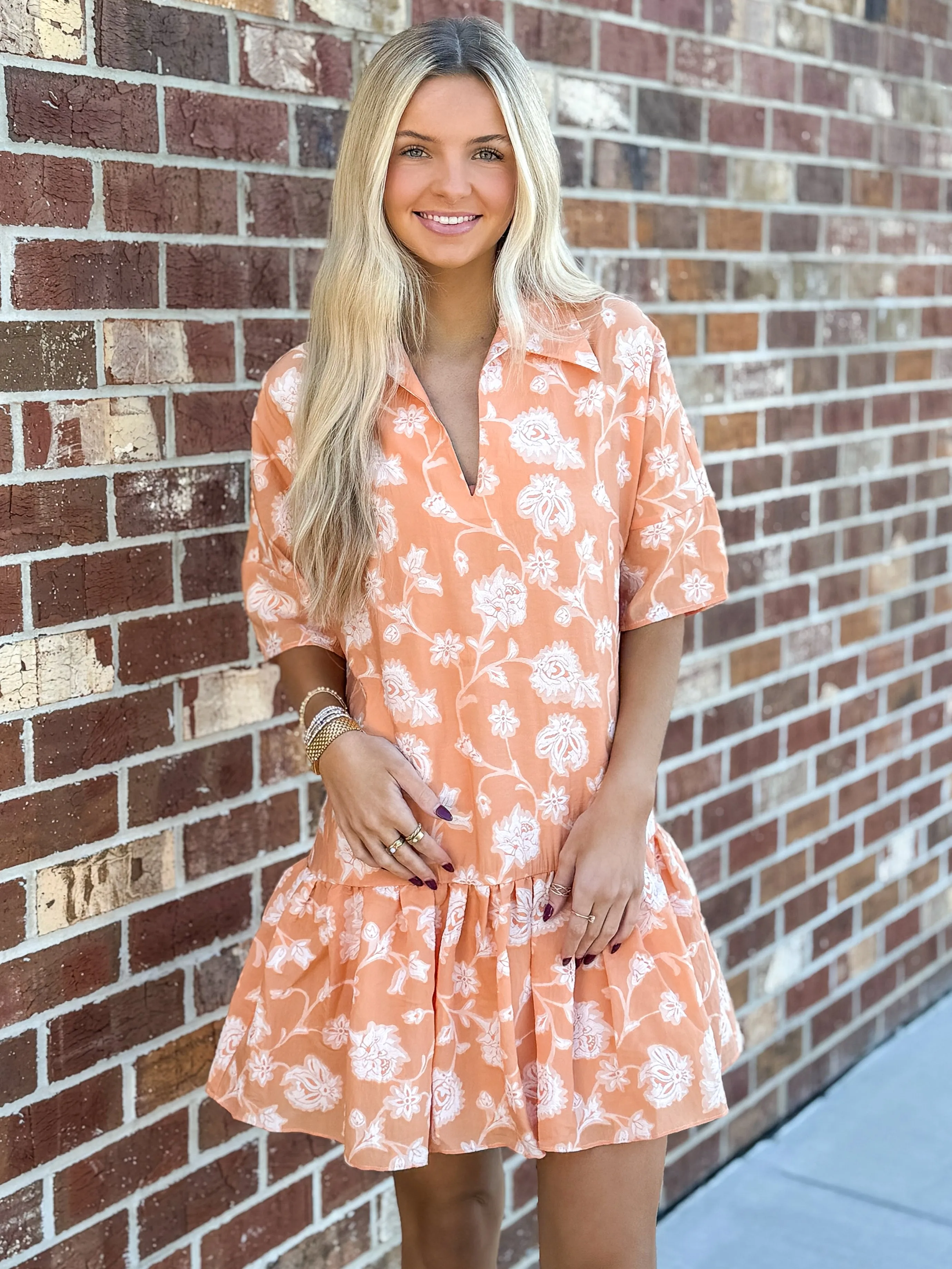 Bryce Dress (Melon)