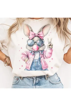 Bubblegum Bunny Comfort Colors T-Shirt