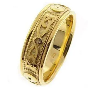 Celtic Knot Comfort Fit Ring Band