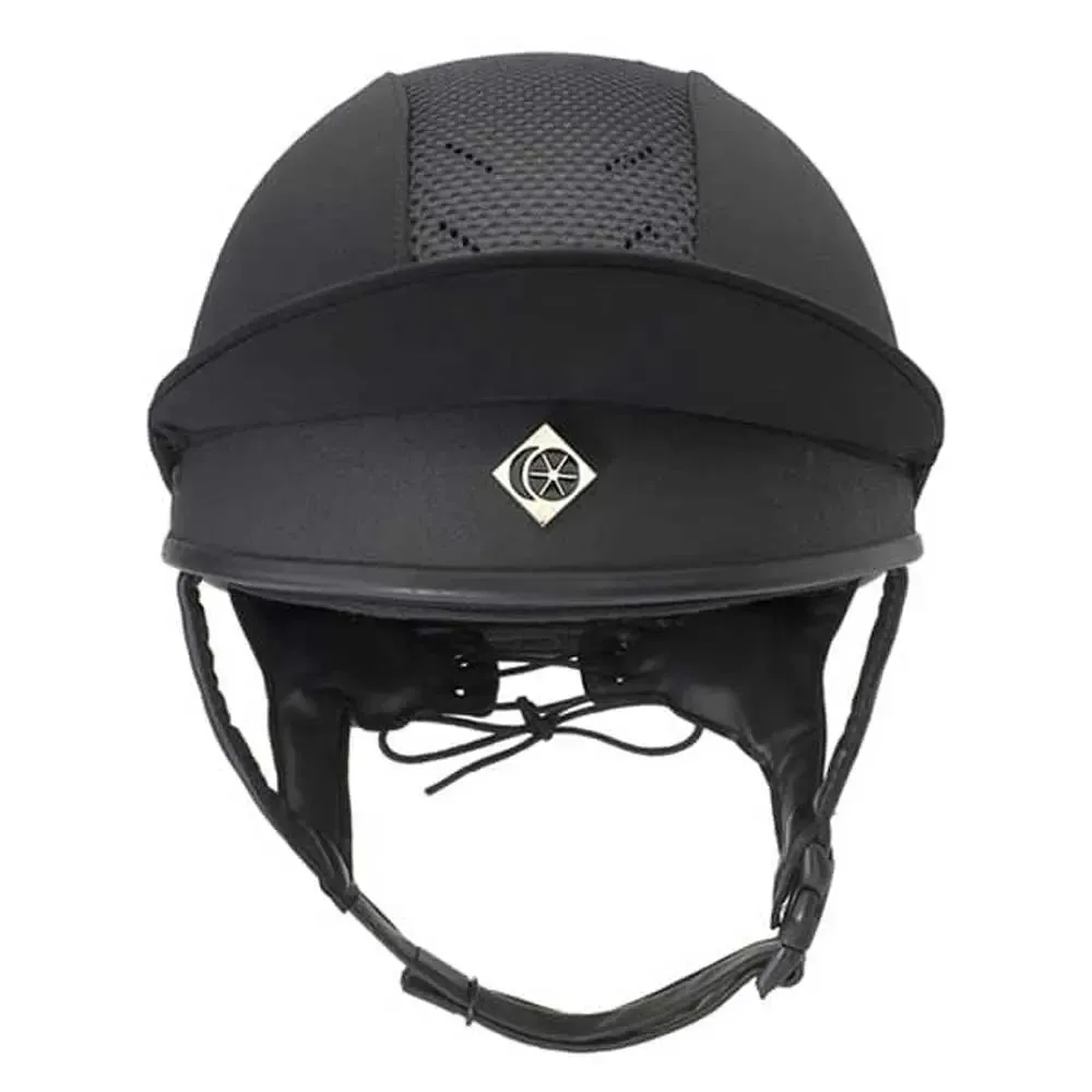 CHARLES OWEN Pro II Plus Skull Riding Hat - Black - Size: 59cm