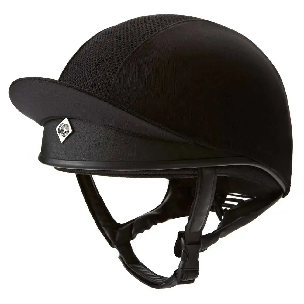 CHARLES OWEN Pro II Plus Skull Riding Hat - Black - Size: 59cm