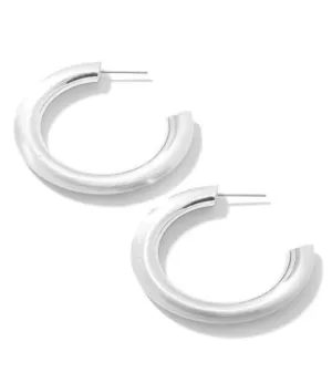 Chunky Matte Hoop Earrings